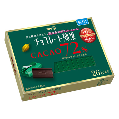 チョコレート効果 カカオ72％26枚入り 130g