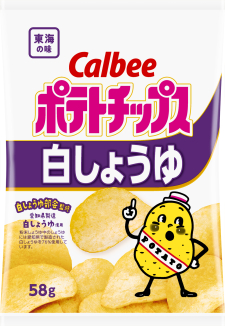 ポテトチップス 白しょうゆ 58g