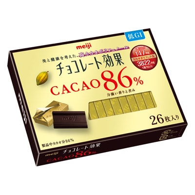 チョコレート効果 カカオ86％26枚入り 130g